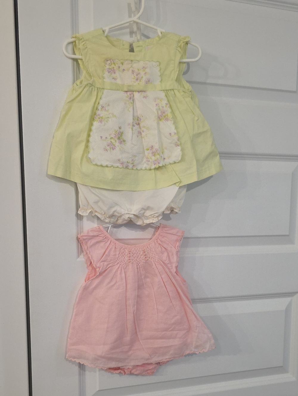 *EUC* J&J Dress N Bloomer + Smocked Dress N Bloomer Set